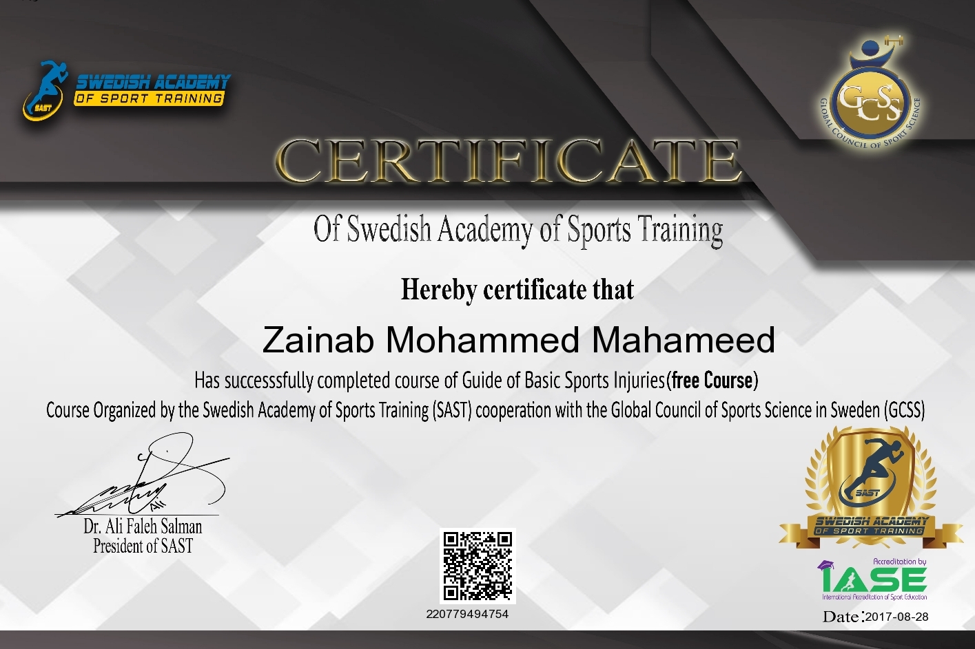 Zainab Mohammed Al?mahameed